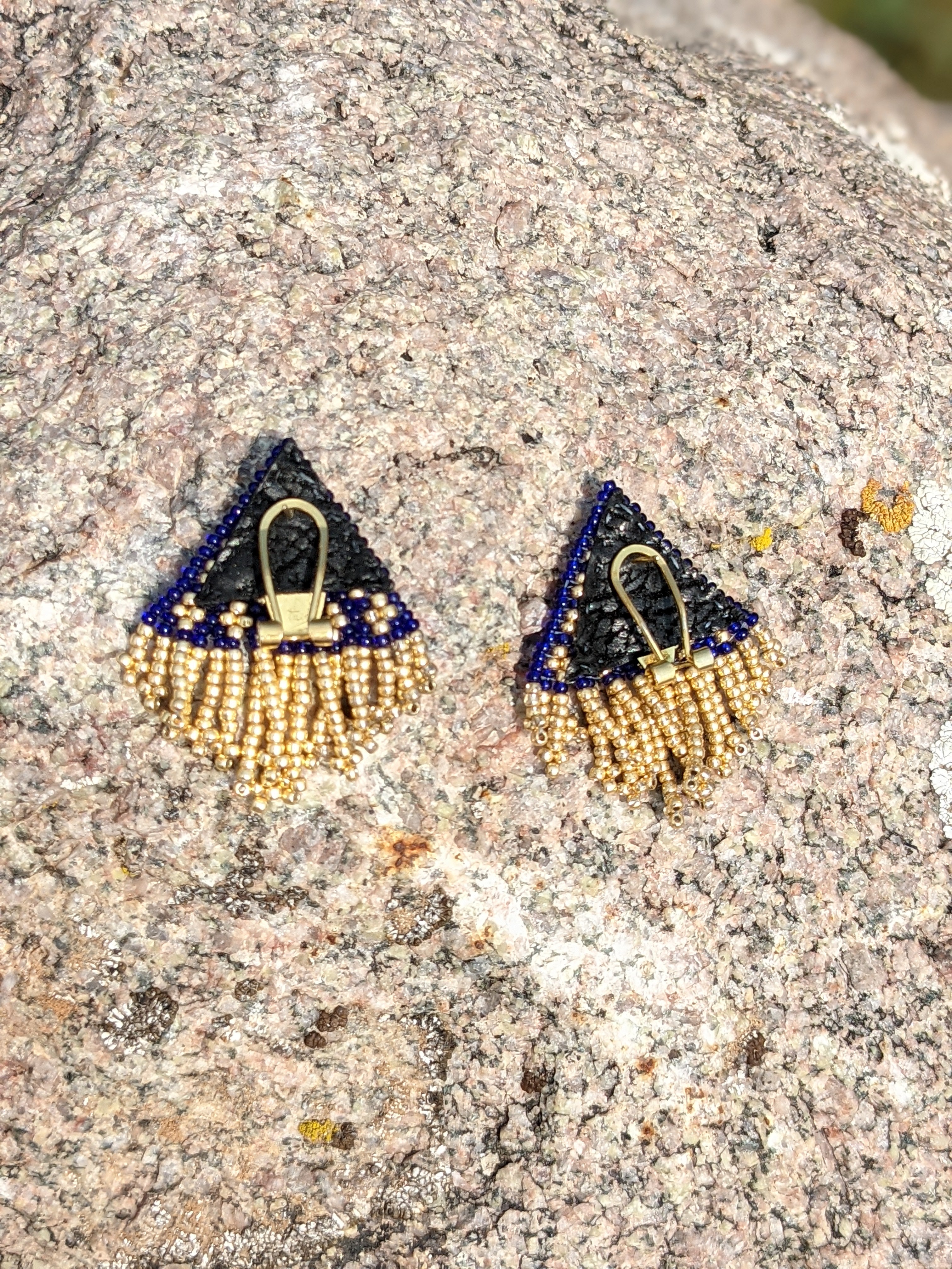 Hand Stitched Earrings